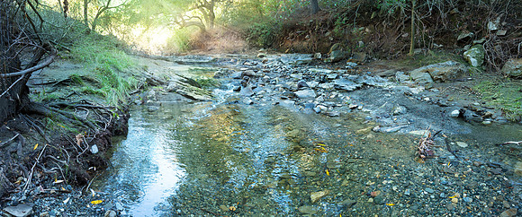 Upstream east, from Paradise Falls