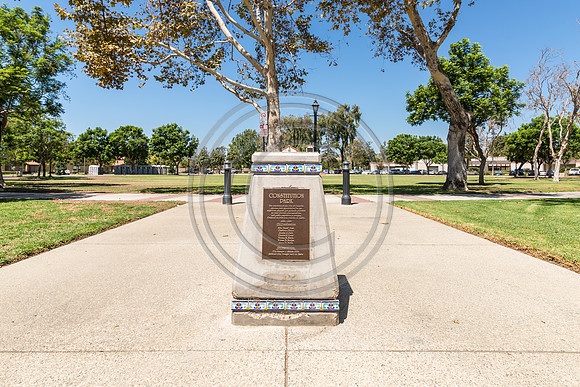 Constitution Park, plaque