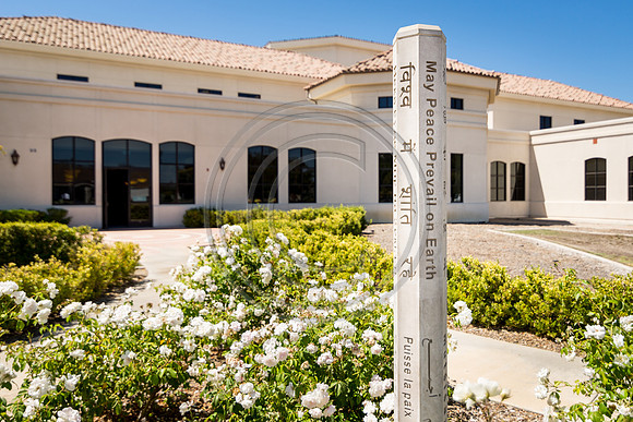 Camarillo Library, new Peace Pole